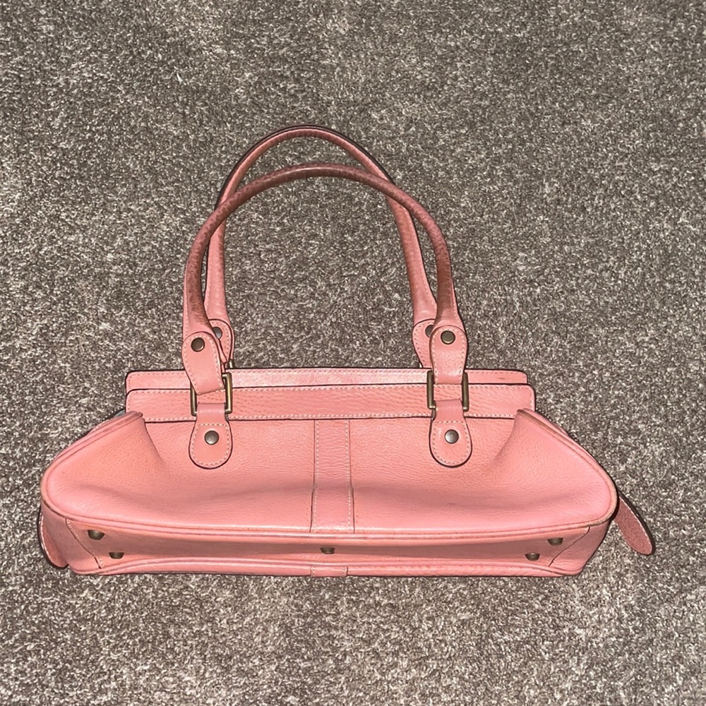 Pink genuine leather Nordstrom handbag